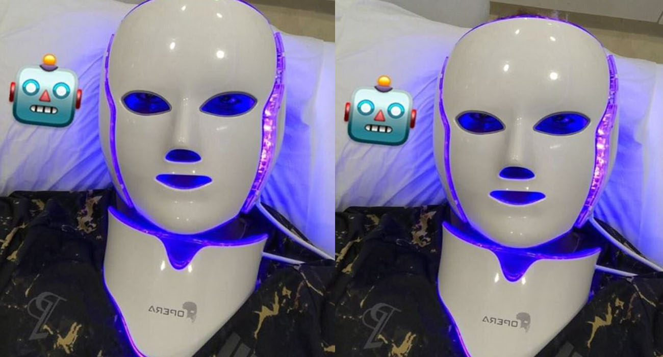 Άλλα γούστα: Με μάσκα Led αξίας 2.000 δολαρίων αστέρας της Μάντσεστερ