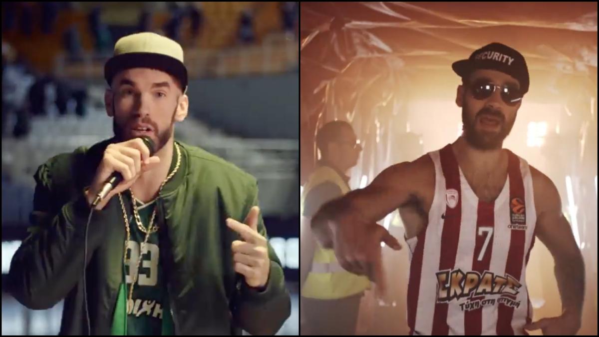 Ραπάρουν τρελά Καλάθης-Σπανούλης (βίντεο)